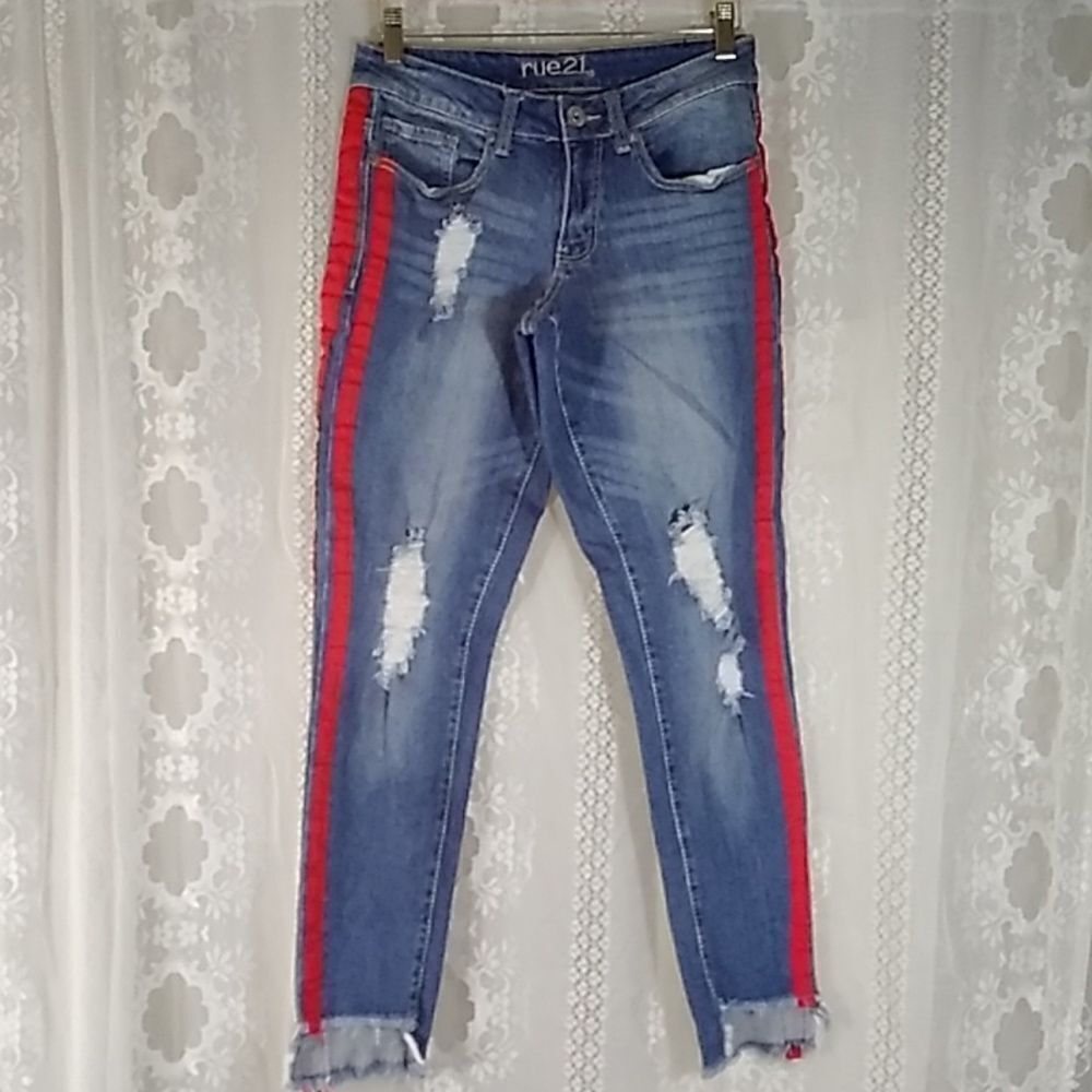 Rue21 Jeans Size 6 Mid Rise Ankle Skinny